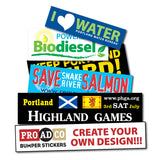 Custom Decals 3.5" X 11" - 500 count